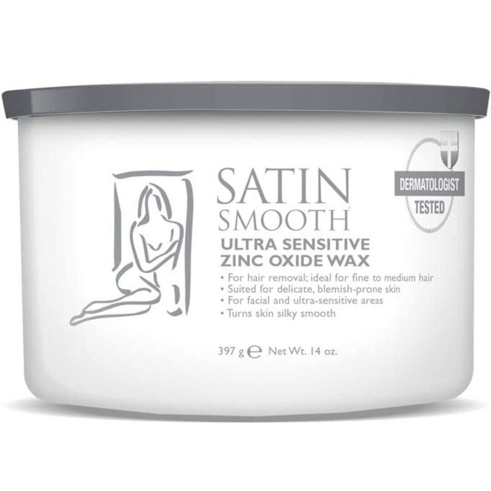 Satin Smooth Zinc Oxide Hair Removal Wax 14oz.